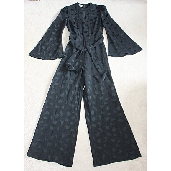 Co. Los Angeles - Wide Leg Jacquard Jumpsuit - Worn by Lisa Kudrow - XS Oversize - Picture 2 of 15